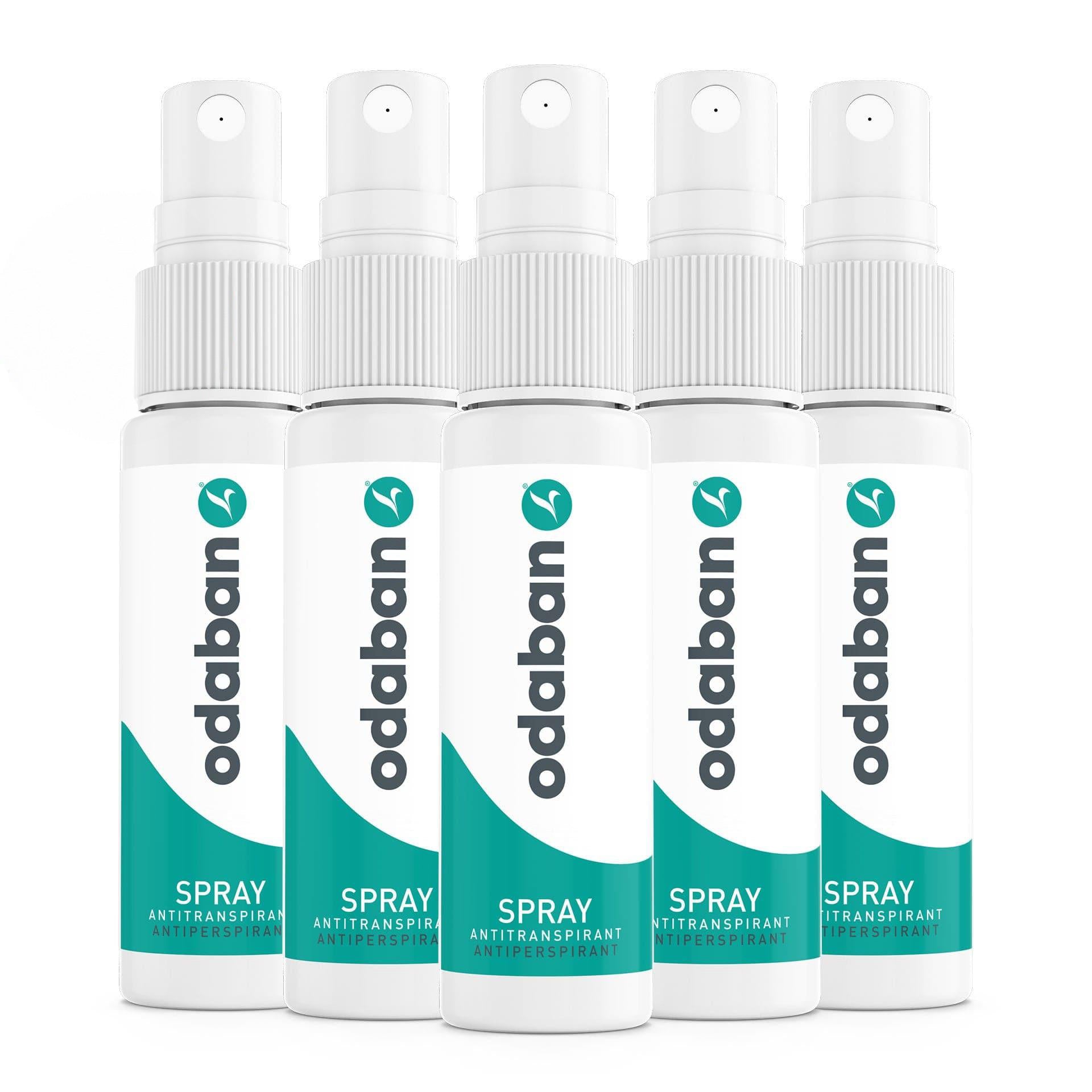 odaban® Spray Antiperspirant – 5 x Set